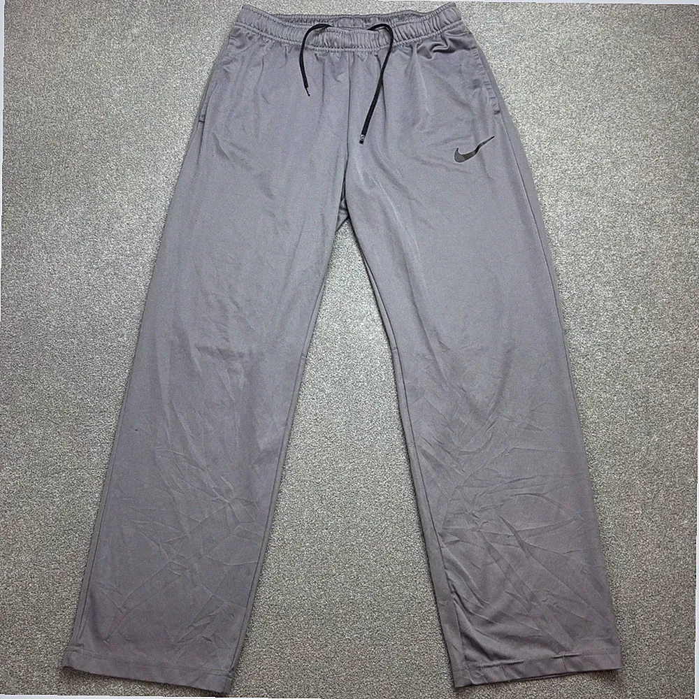 Nike Trainingshose Erwachsene Large grau Y2K Swoosh Hip Hop Baggy Jogginghose Herren*