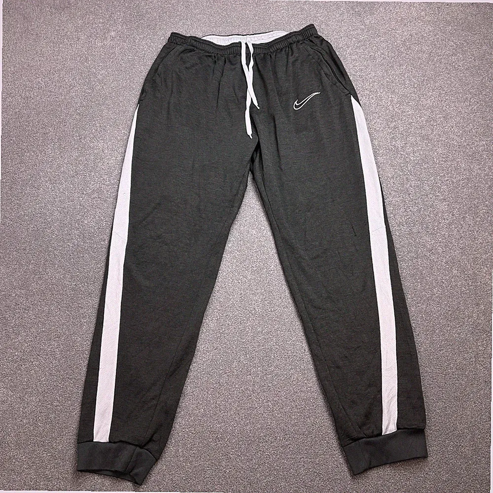 Nike Trainingshose Erwachsene Large grau Y2K Swoosh Sport Hip Hop Baggy Jogginghose Herren