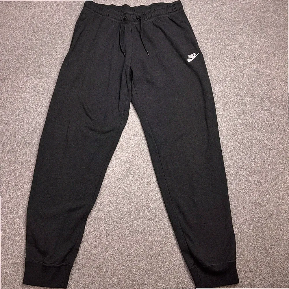 Nike Trainingshose Erwachsene Medium schwarz Swoosh Y2K Baggy Fleece Hip Hop Jogginghose Herren