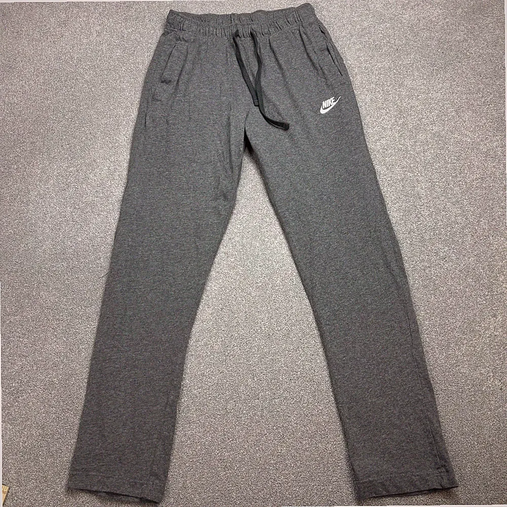 Nike Trainingshose Erwachsene Small Grau Y2K Swoosh Hip Hop Baggy Jogginghose...