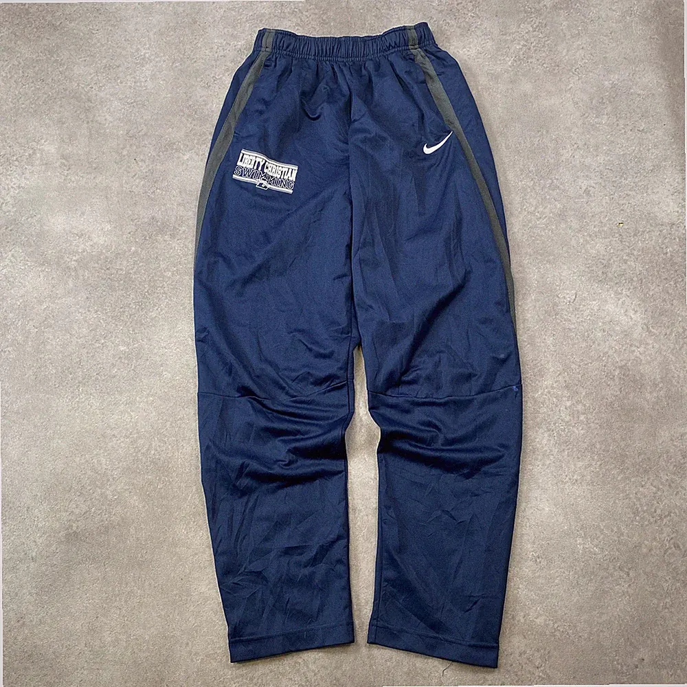 Nike Trainingshose Herren XL Athletic Gym Running Straight Leg Jogginghose, Navy