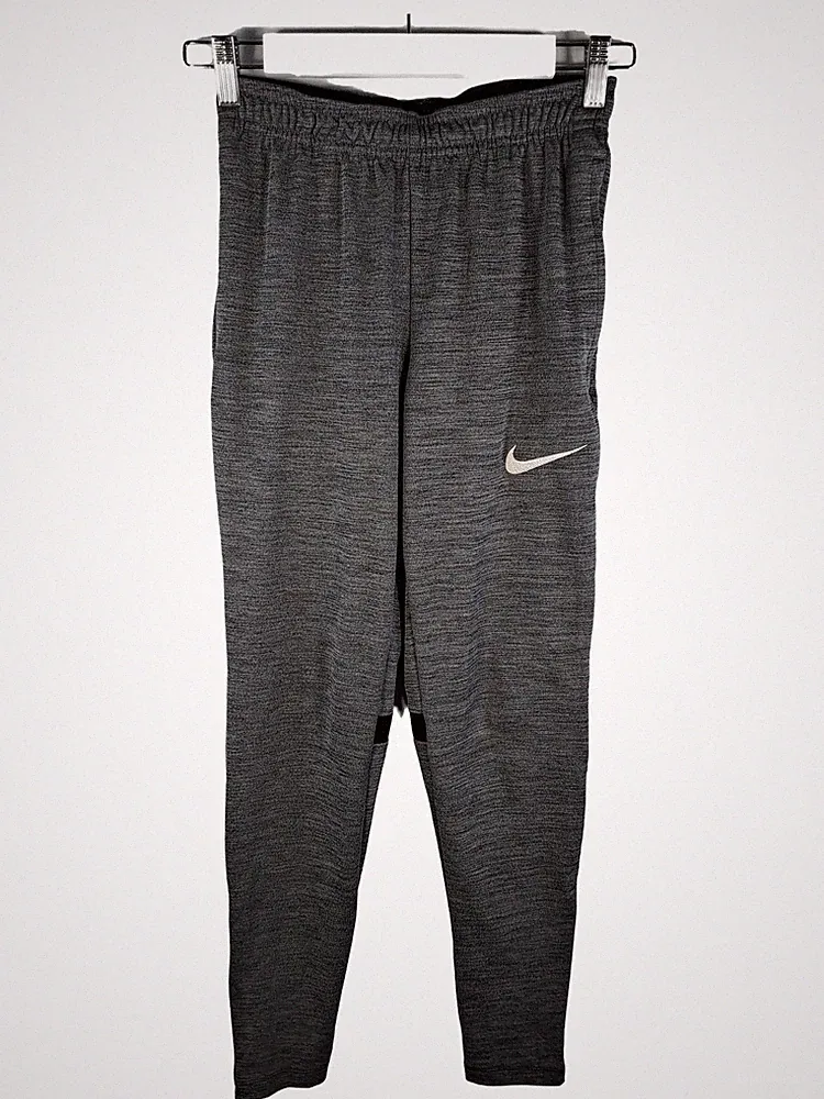 Nike Trainingshose Herren XS Grau Meliert Dri-FIT Jogginghose Sport