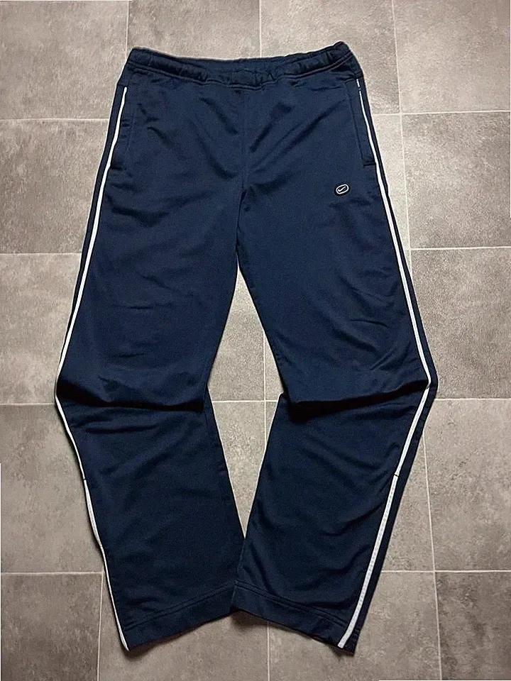 Nike Trainingshose vintage dunkelblau/weiß Größe M.