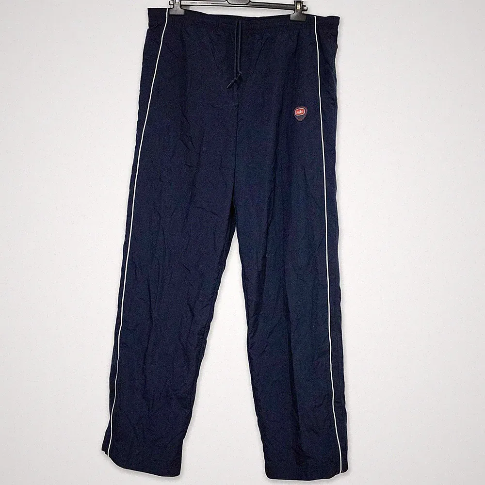Nike Vintage Dunkelblaue Lang Jogginghose Jahr 00 - Größe XL 44 46 Herren