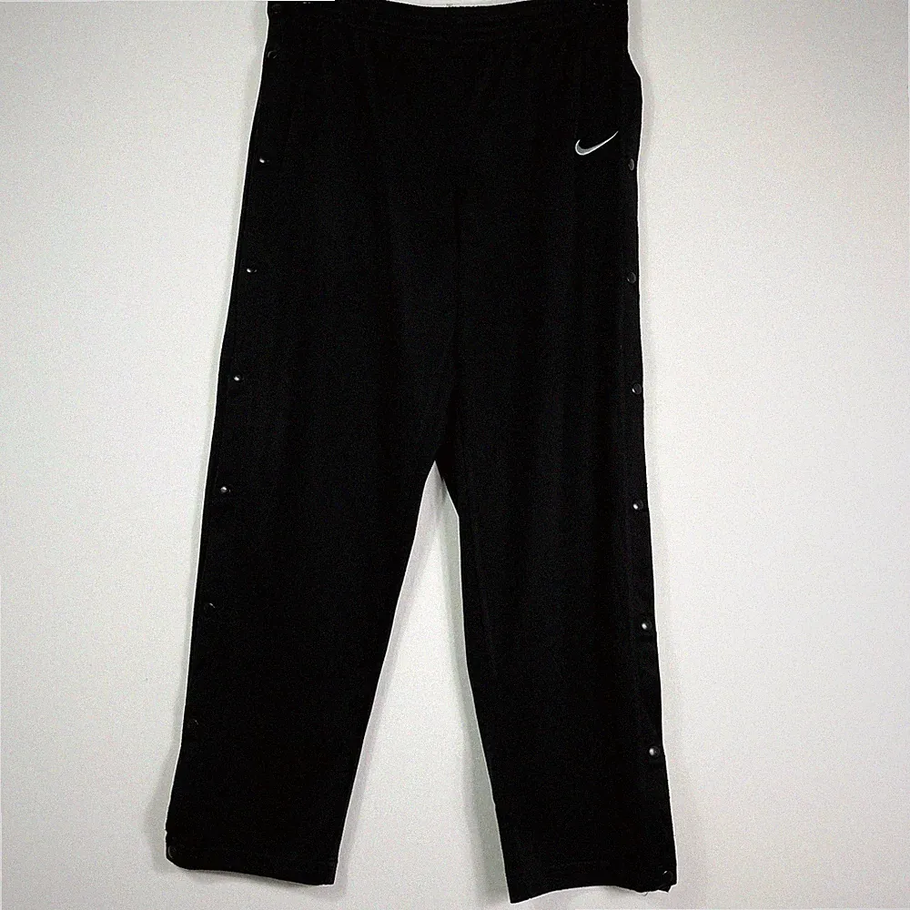 Nike Vintage Jogginghose Trainingshose Gr.L Herren Schwarz Trackpants 90er y2k