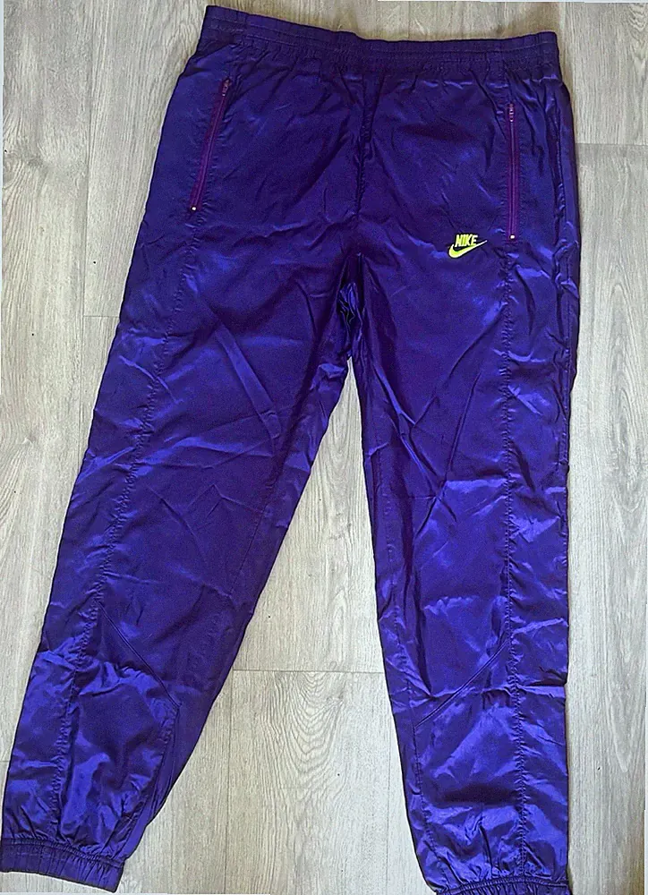 Nike Vintage Trackpants Purple Lila Y2K Jogginghose Größe S