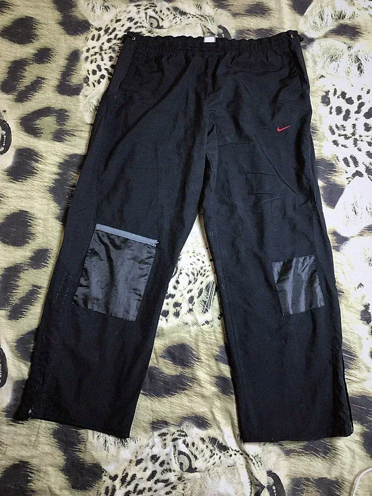 Nike Vintage Trainingshose Parashute Windbreake Jogginghose Herren Gr. XXL