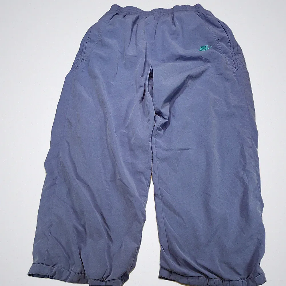Nike Vintage Windbreakerhose Herren Gr M Traingshose Trackpants 90s Sport Lila
