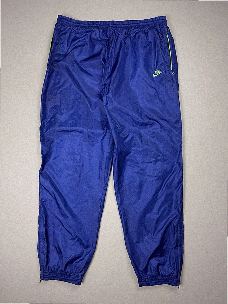 Nike Vintage Y2K Nylon Trainingshose Jogginghose Größe 2XL
