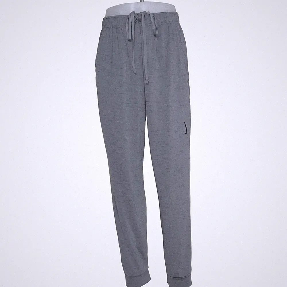 Nike Yoga, Jogginghose, Größe: L, Grau, Elasthan/Polyester, Einfarbig #iet