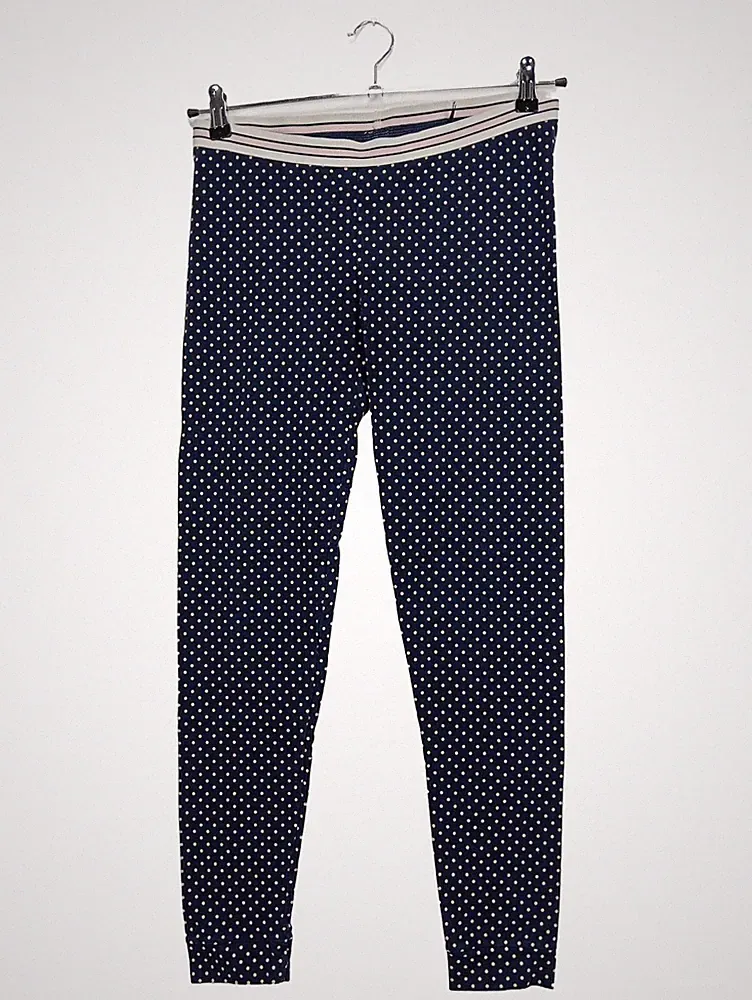 Noppies Damen Jogginghose Gr. XS/S Blau Gepunktet
