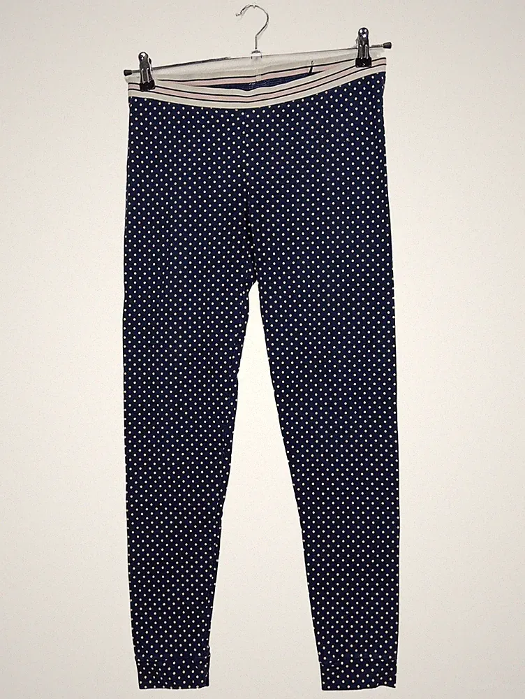 Noppies Damen Jogginghose Gr. XS/S Blau Gepunktet