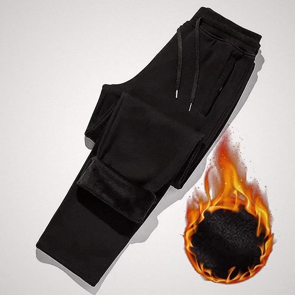 Normalschlauch Jogginghose Trainingshose Sporthose Sweathose Warme Dicke Stoff
