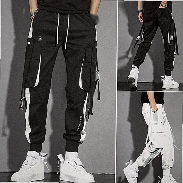 Nützliche 1*Hose Jogginghose Cargohose Freizeithose Hip Hop Haremshose Joggers
