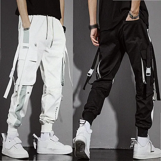 Nützliche 1*Hose Jogginghose Cargohose Freizeithose Hip Hop Haremshose Joggers