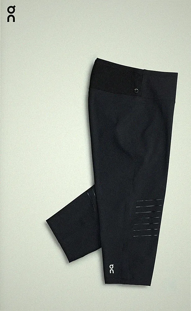 On Trail Tights Herren Gr.S Black Laufhose