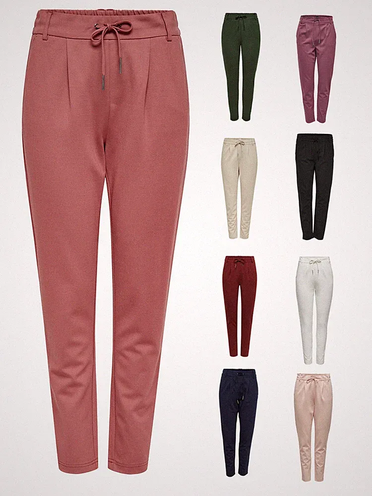 Only Damen Hose OnlPoptrash Easy Color Jogginghose Sweathose Karottenform