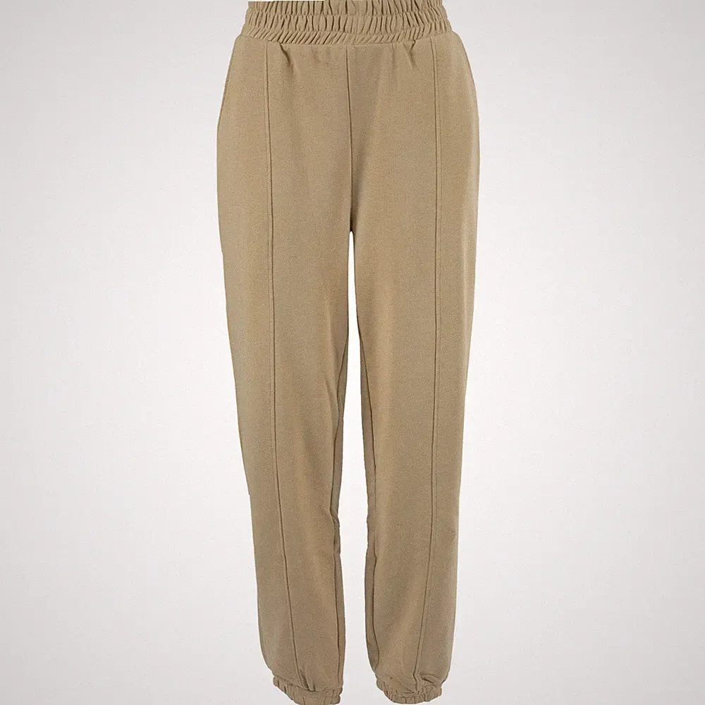 ONLY Damen Wide Fit Jogginghose Dea Detail Pants Warm Sand Braun / M (L) Tall