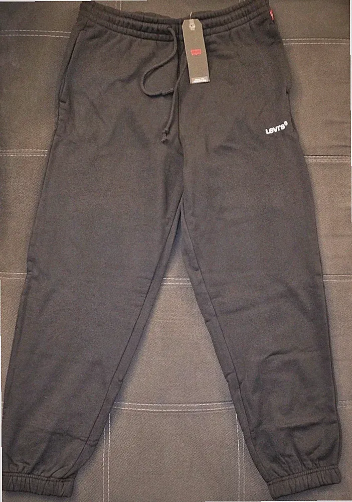 Original LEVIS Jogging Hose Größe L Schwarz NEU mit Etikett