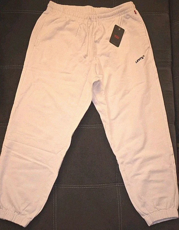 Original LEVIS Jogging Hose Größe L Weiß NEU mit Etikett