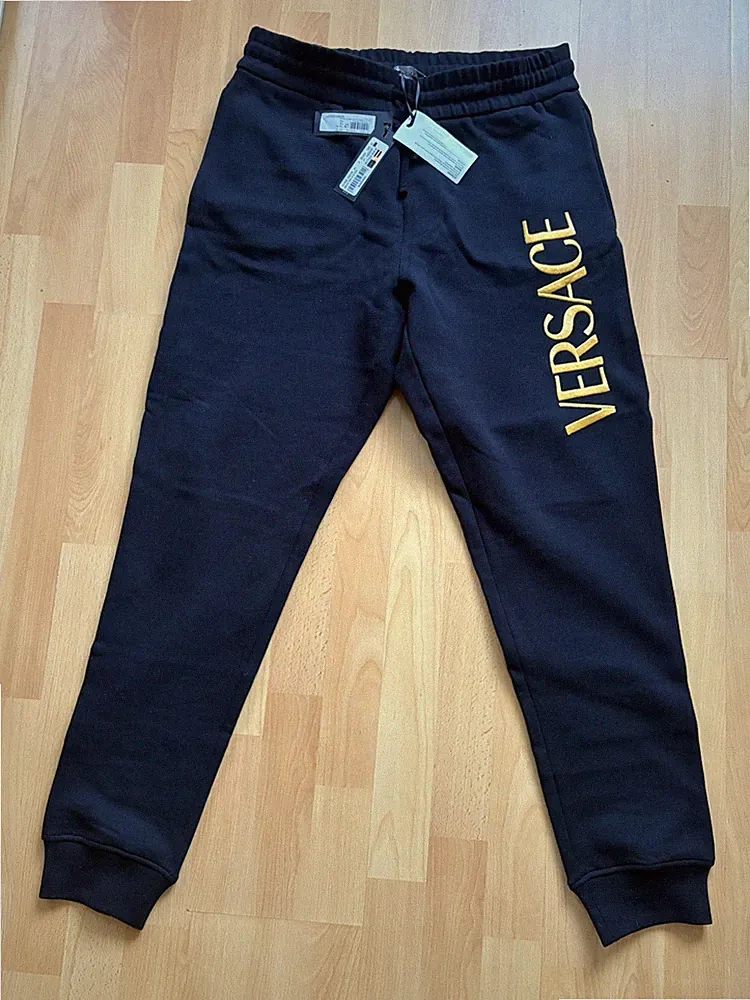 Original Versace Herren Hose Fleecehose Gr. M (It. XL) Neu Etikett