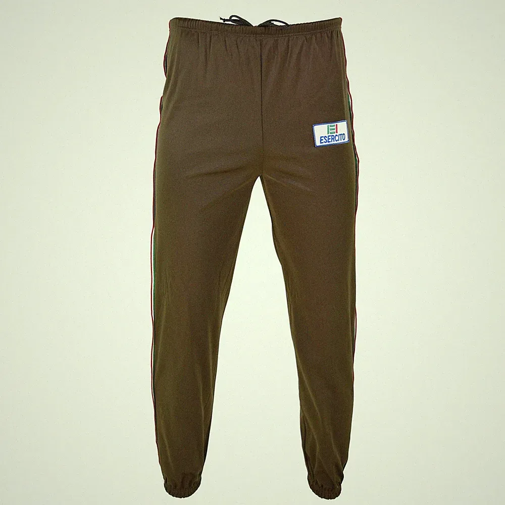 Originale Italienische Armee Traininghose Kordelbund elastisch Vintage