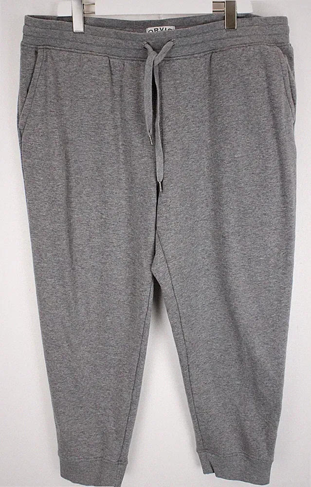 Orvis Hose Herren 2XL Verstellbare Taille Mischung Muster Knochel Stretch Grau