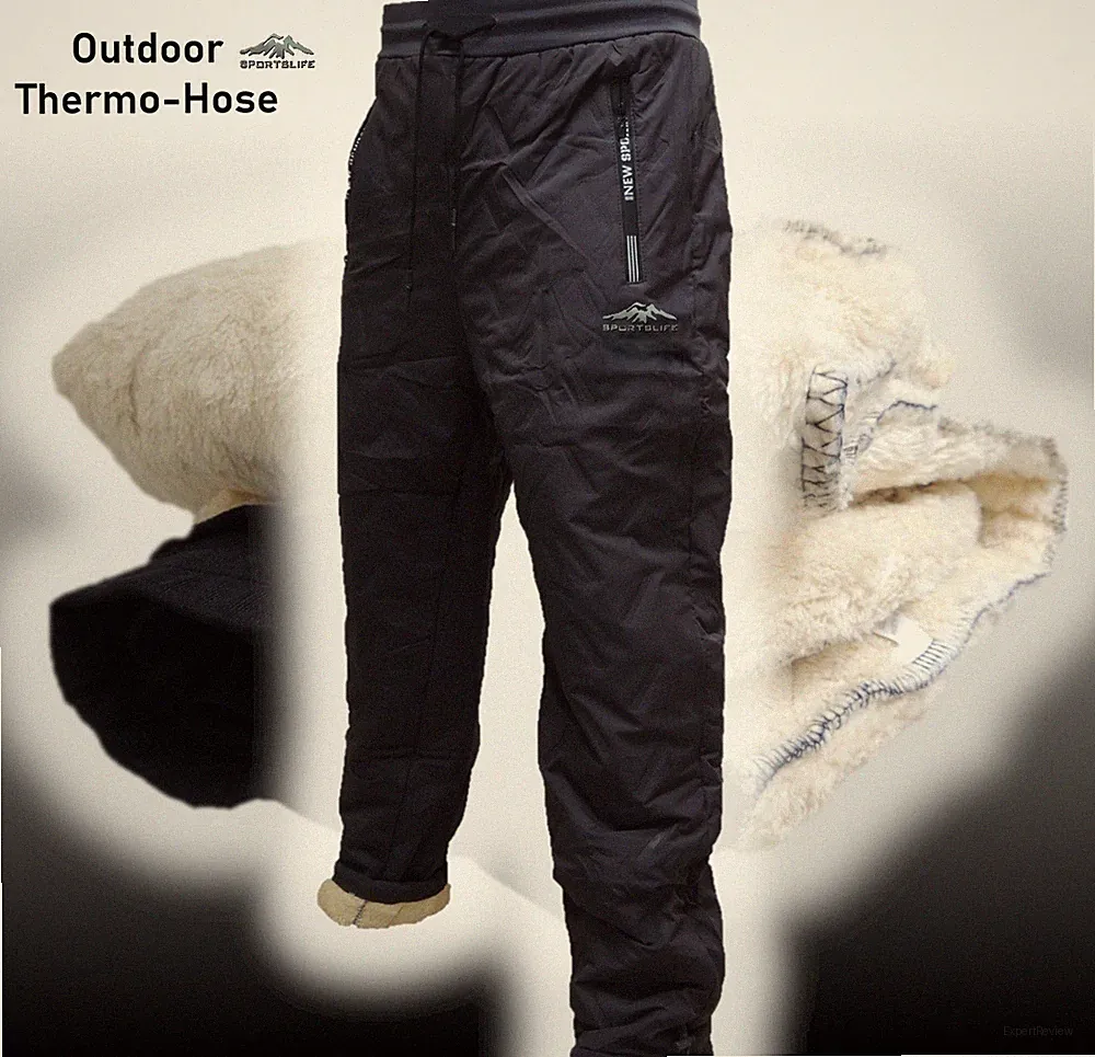 Outdoor Thermo-Hose Herren Wetterfest Warm Atmungsaktiv Herbst-Winter Z6845K100