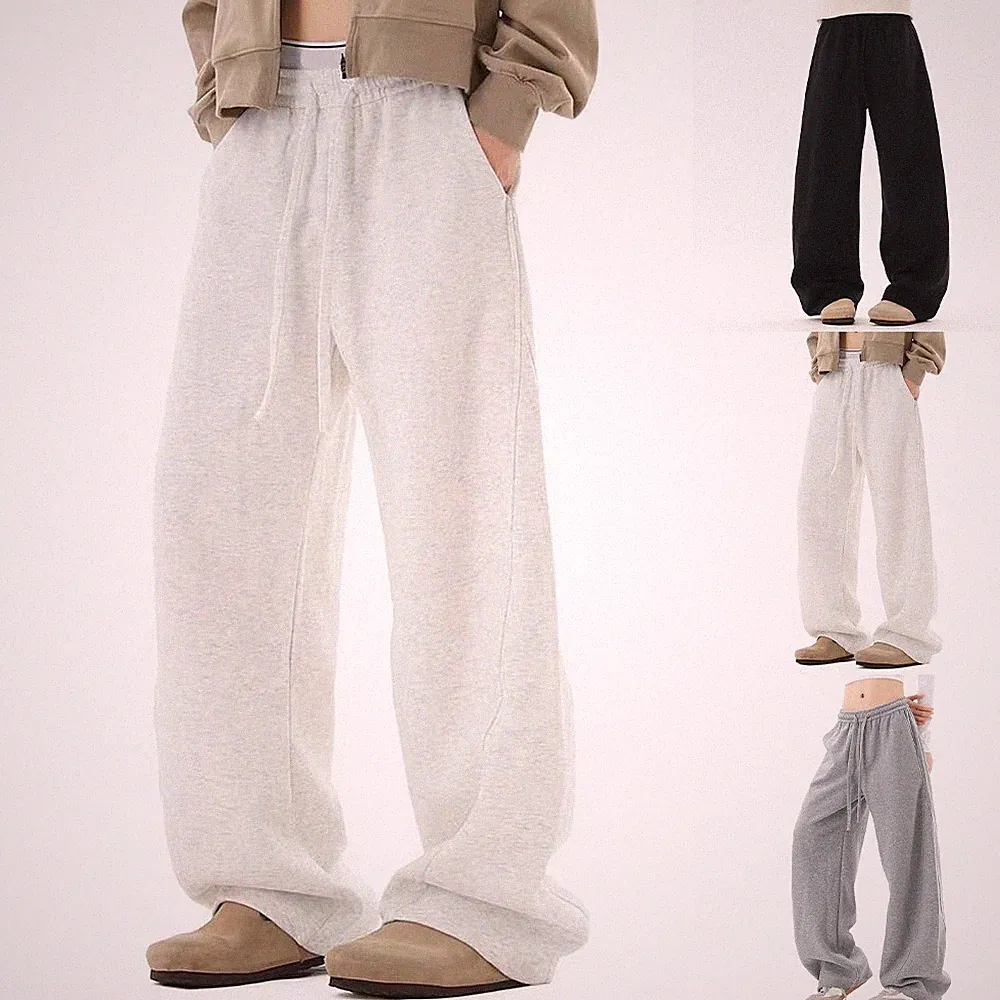 Oversize Jogginghose Herren weites Kordelzug für freizeit volle Länge Ho