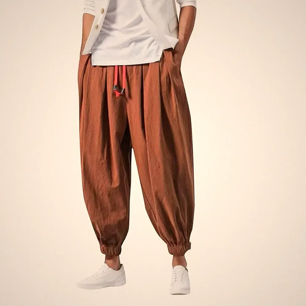 Oversize Jogginghose Loose Fit Baggy Silhouette Gummibund volle Länge