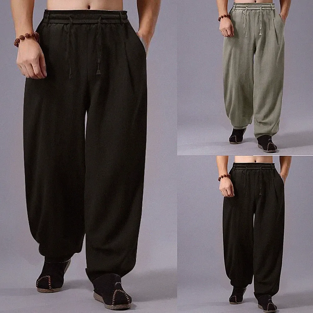Oversize Jogginghose mit weitem für Herren Outdoor Haremsst