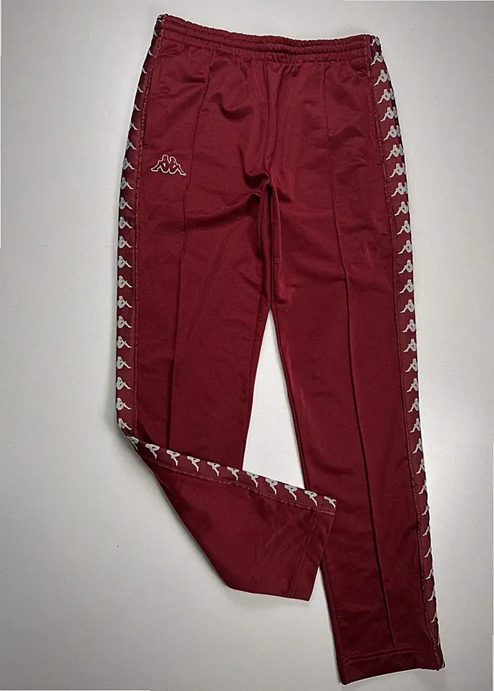 Kappa Track Pants Hose Burgund S Herren - Jogginghose