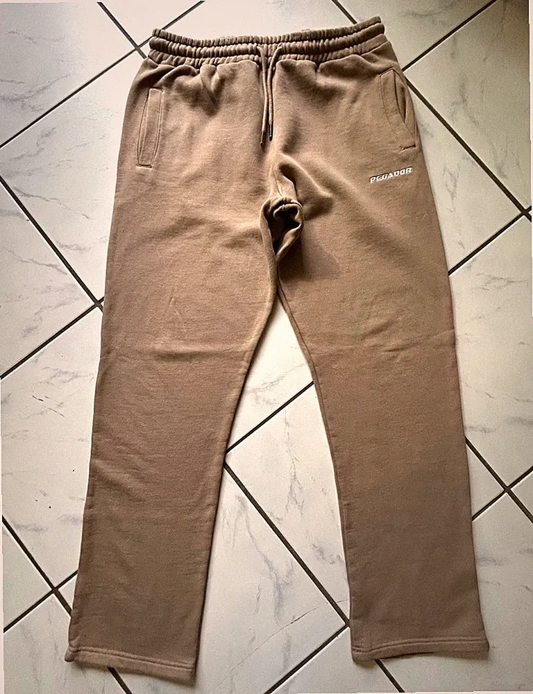 PEGADOR Herren Jogginghose S Beige Baumwolle