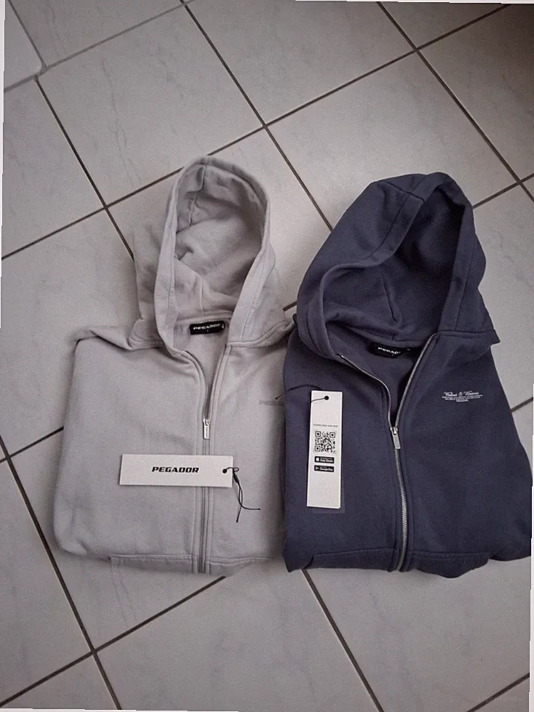 Pegador Sweatjacke ( 2 ) Gr. S Oversize Kapuzenjacke Jogginghose Hoodie Herren