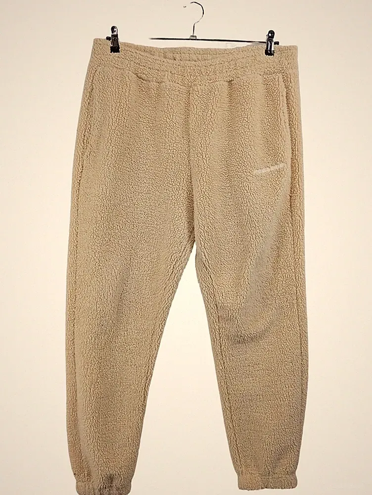 Pegador Teddy Fleece Jogginghose Herren Beige Gr. 54, XXL Casual