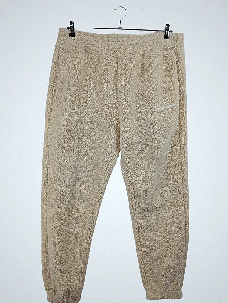 Pegador Teddy Fleece Jogginghose Herren Beige Gr. 54, XXL Casual