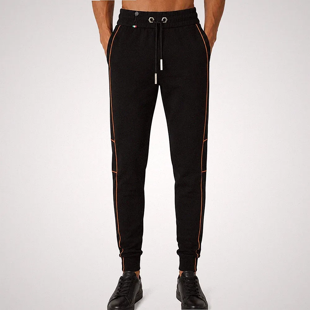 PHILIPP PLEIN MY POWER Jogging Hose Schwarz Orange