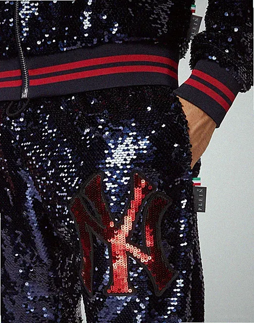 Philipp Plein Olympia Jogging Trousers Hose Dark Blue Neuwertig 1700 Silvester