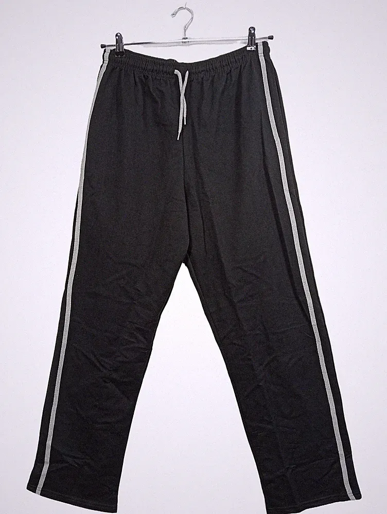 PIERRE CALVINI Trainingshose Herren Jogginghose Schwarz Gr. 42/XL