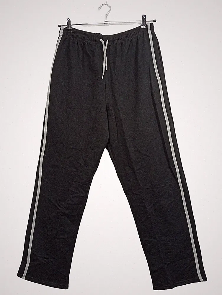 PIERRE CALVINI Trainingshose Herren Jogginghose Schwarz Gr. 42/XL