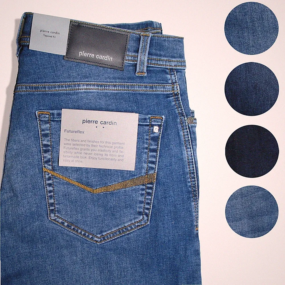 PIERRE CARDIN Herren Jeans | Lyon Tapered 8054 FUTUREFLEX Denim, elastisch
