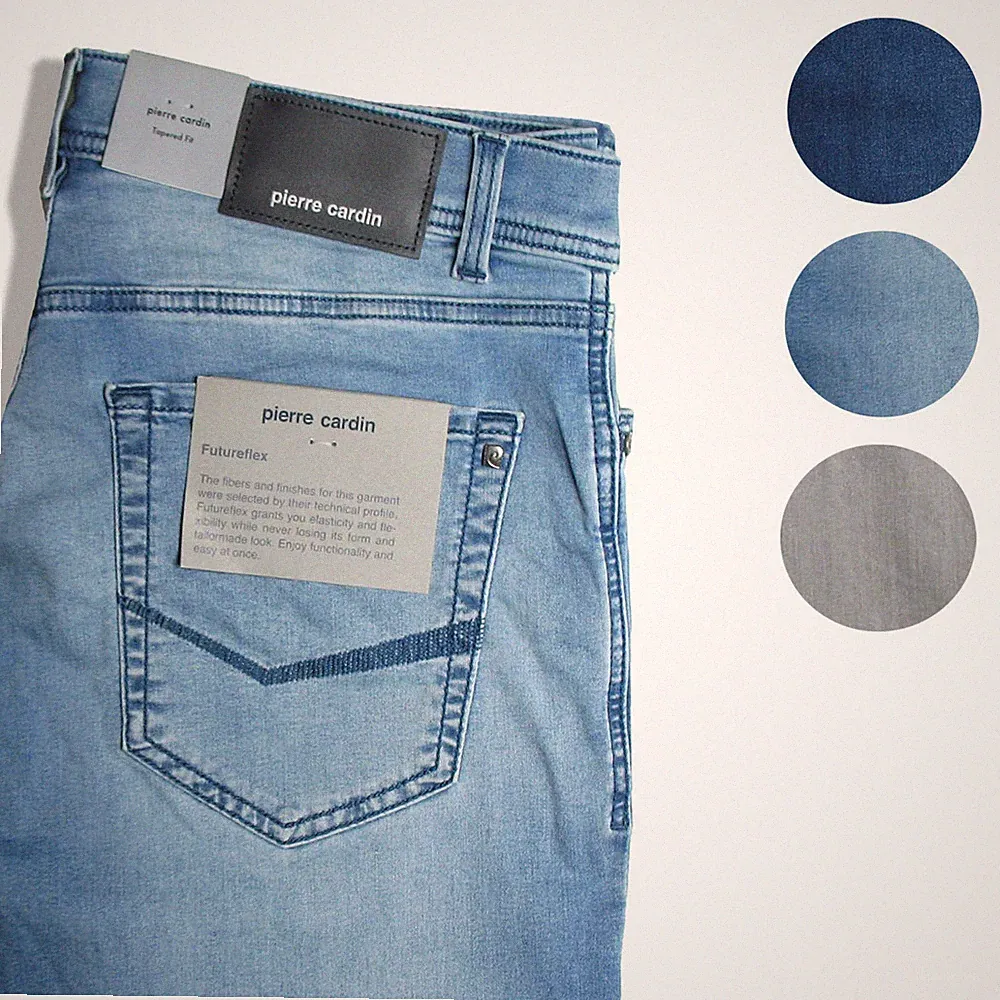 PIERRE CARDIN Herren Jeans | Lyon Tapered FUTUREFLEX Light Denim, elastisch