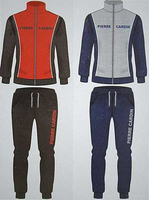 Pierre Cardin Trainingsanzug Herren Damen Sportanzug Jogginganzug Zweiteiler 2tl