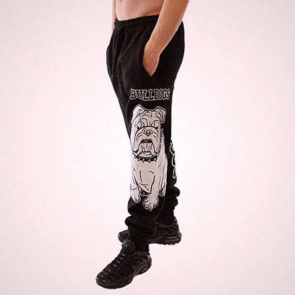 Pittbull Dog Bodybuilderhose Sportswear Jogginghose Sporthose Fitness Workout