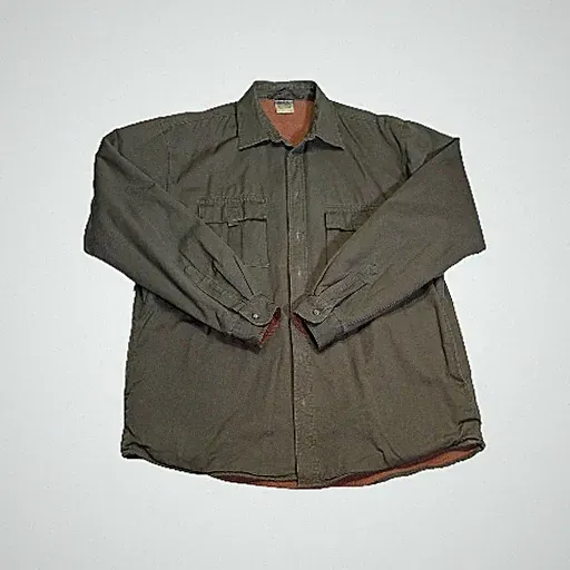 Platoon Army Jacket XL Mens Insulated Pocket Long Sleeve Collared Bottom CA31429