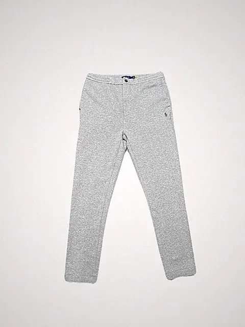 Polo Ralph Lauren Double Knit Classic Joggers Sweatpants Heather Gray Mens Large
