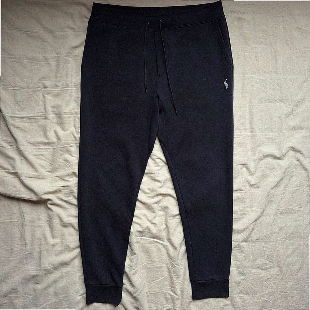 Polo Ralph Lauren Double Knit Jogginghose Navy M Herrenmode Slim Fit