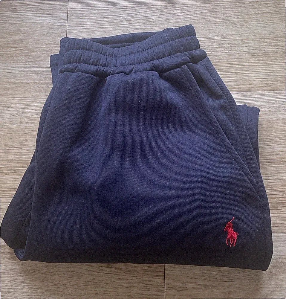 Polo Ralph Lauren Herren Jogginghose blau S Polyester Zugband, elastischer Bund