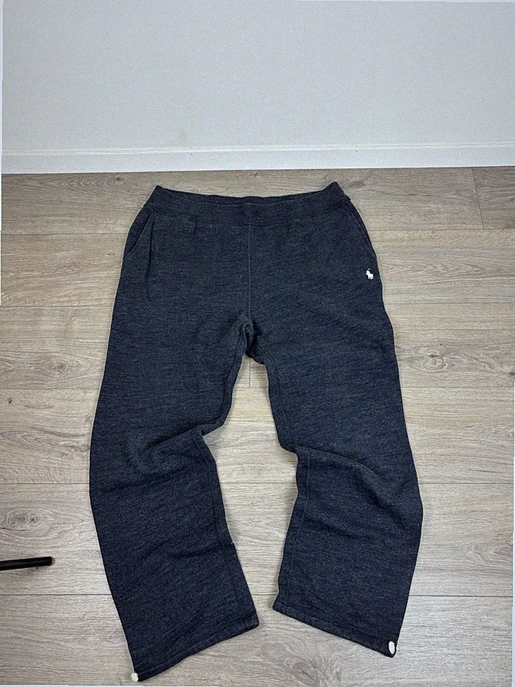 Polo Ralph Lauren Herren Jogginghose Grau Gr. L elastischer Bund Bindezug Logo