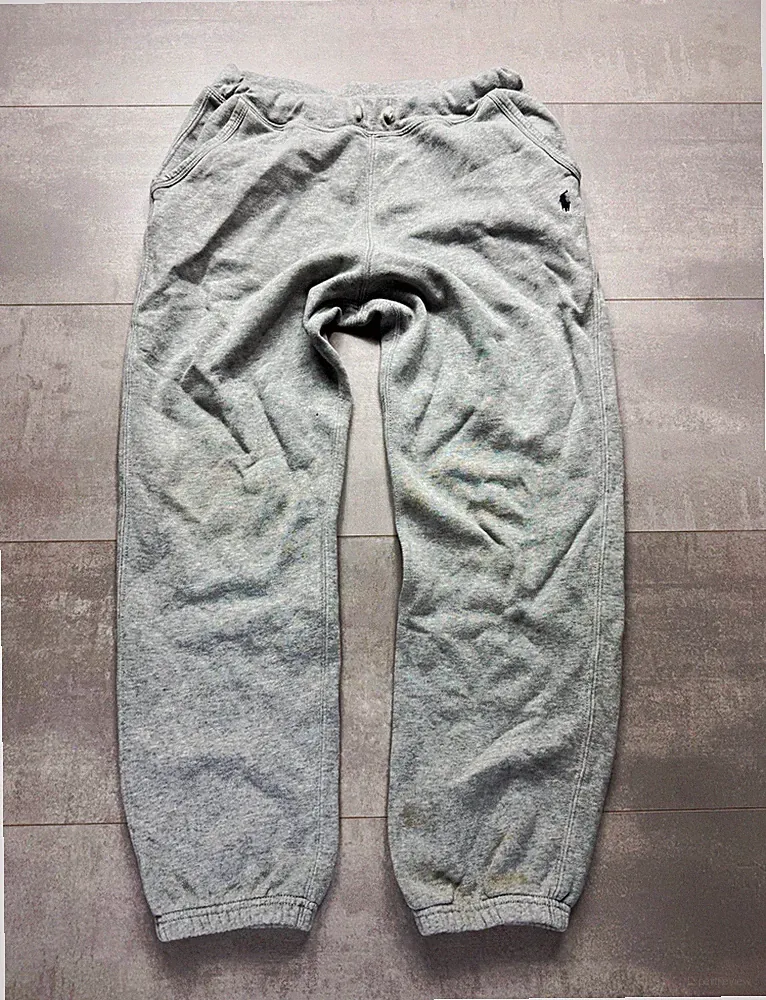 Polo Ralph Lauren Herren Jogginghose Grau mit Logo, Gr. XS, Schrittl. 30 in